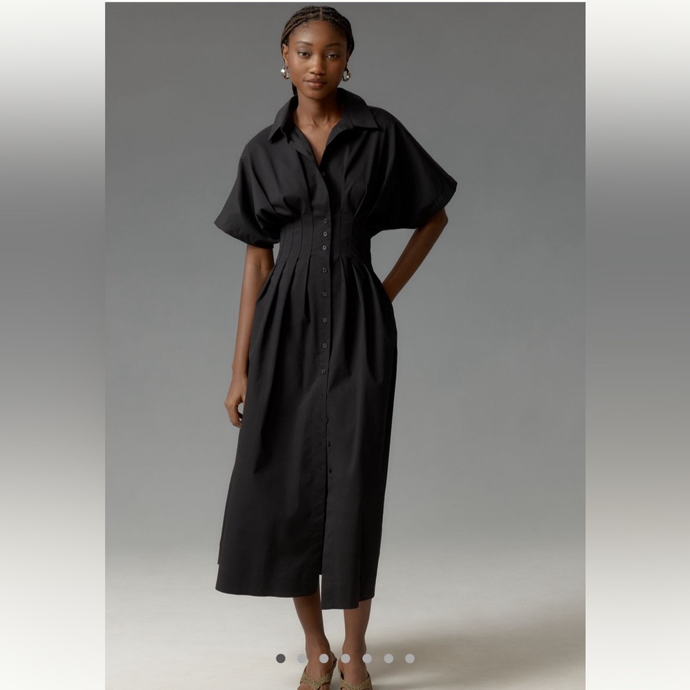 NWT Tobie Shirt Dress by Exquise Anthropologie Dress Size L